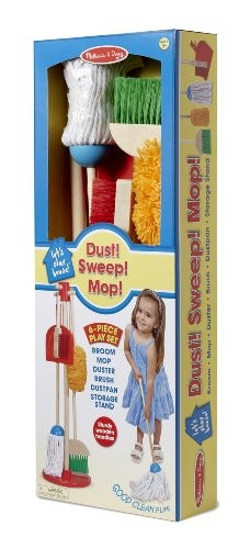 6 Pieces Melissa & Dough Lets Play House for sale online 8600 dust Sweep Mop 