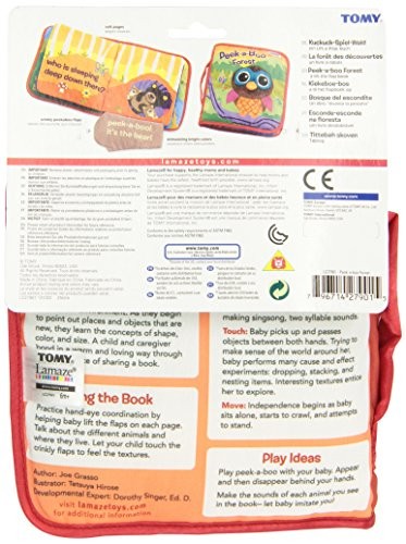 lamaze peek a boo forest soft book