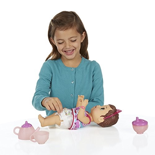 baby alive lil sips brunette