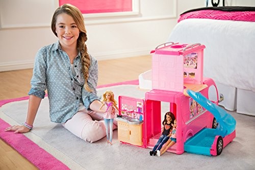 barbie pop up camper