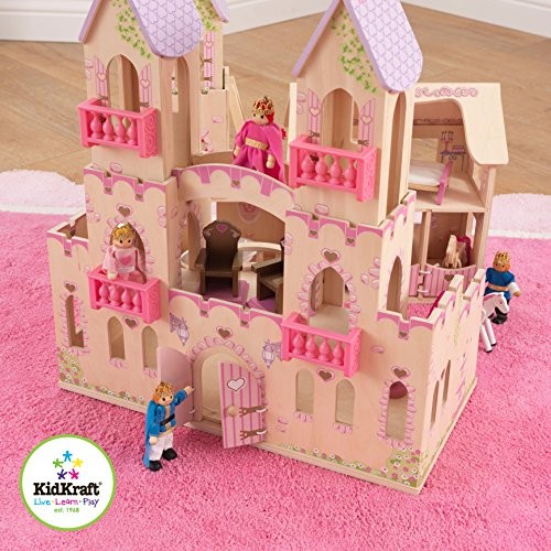 kidkraft princess castle dollhouse with furniture