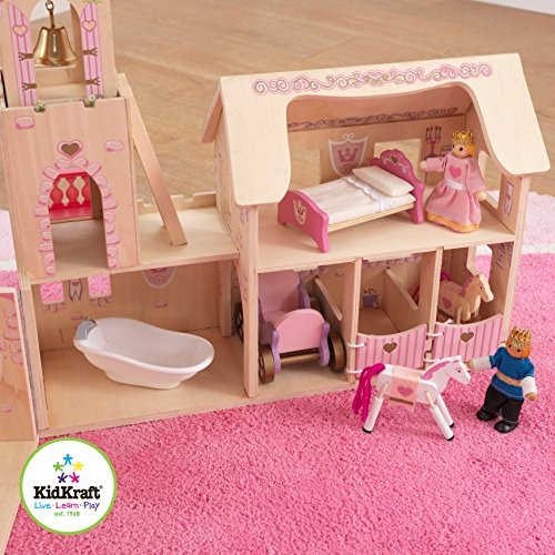 kidkraft princess castle dollhouse with furniture