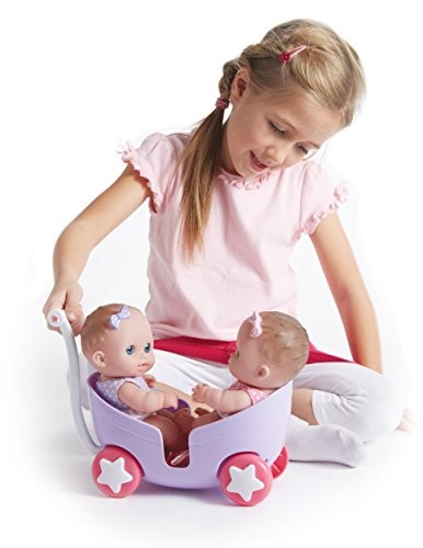 Lil/' Cutsies Twin Dolls in Bath 8.5” all vinyl water friendly dolls,