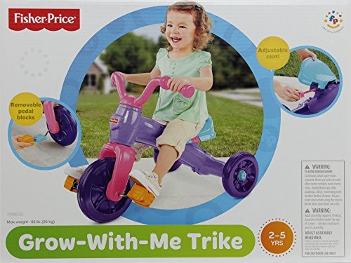 fisher price grow with me trike blue