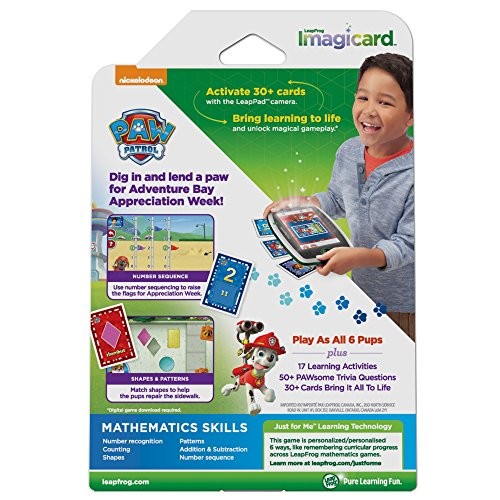 LeapFrog PAW Patrol Imagicard Learning Game (For LeapPads and Epic