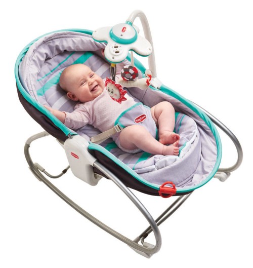 tiny love 3 in 1 rocker napper grey turquoise