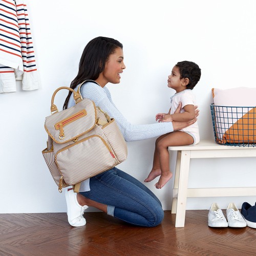 skip hop grand central french stripe