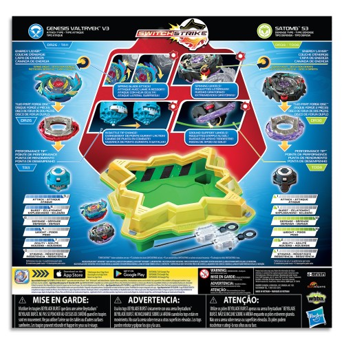 arena beyblade burst evolution genesis valtryek v3 satomb s3
