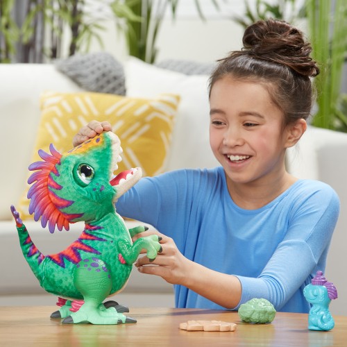 furreal munchin rex baby dino pet