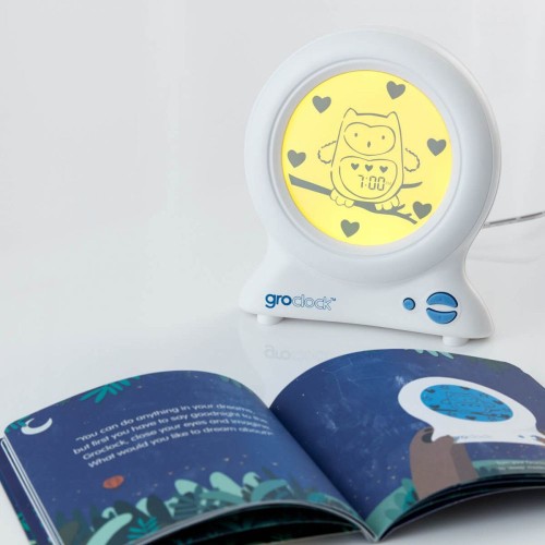 The Gro Company GroClock Baby Sleep Trainer Night Light & Story Book