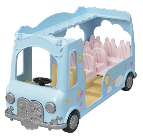 sylvanian families rainbow nursery bus