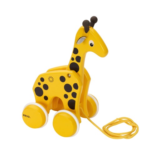 BRIO Pull Pull Along Wooden Toy Giraffe Buy online at The Nile