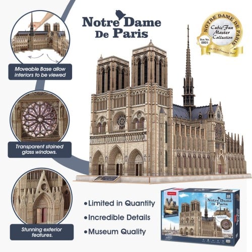 Cubic Fun Architecture Expert Notre Dame de Paris 3D Puzzle Buy