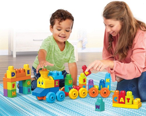mega bloks building basics abc learning train