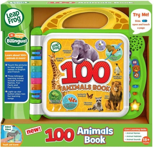 LeapFrog 100 Animals Book Musical Toy (English/ French) | Buy online at The Nile LeapFrog 100 Animals Book Musical Toy (English/ French) | Buy online at The Nile