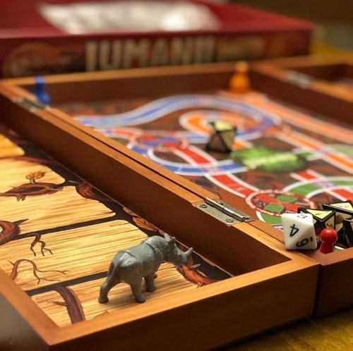 Spin Master Jumanji Wood Box Game Buy Online At The Nile