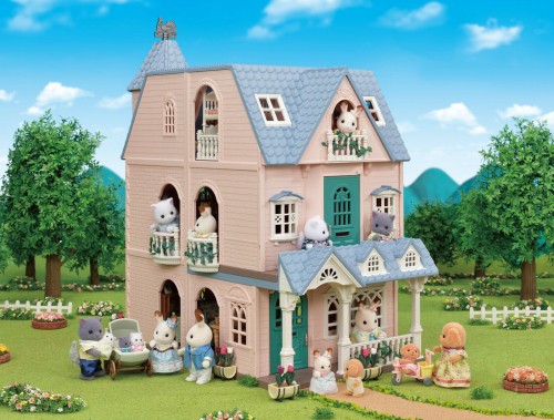 Sylvanian flashed families deluxe village house