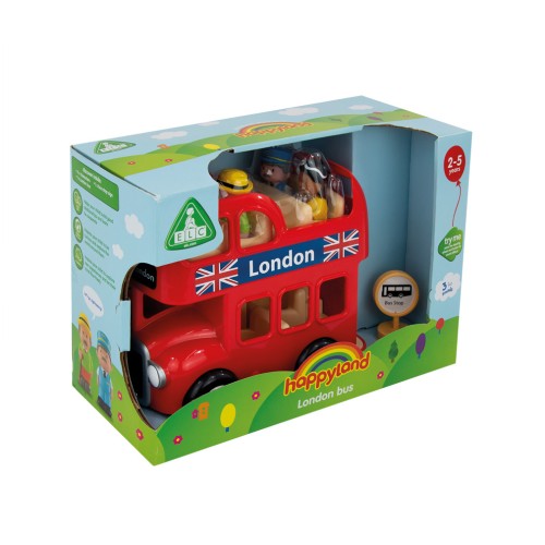 Elc happyland outlet london bus set