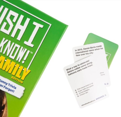 What Do You Meme I Wish I Didn't Know! Family Edition Trivia Game