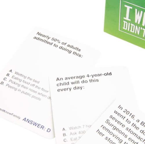What Do You Meme I Wish I Didn't Know! Family Edition Trivia Game