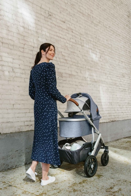 Uppababy Stroller Uppababy Cruz Blue Melange Uppababy Vista