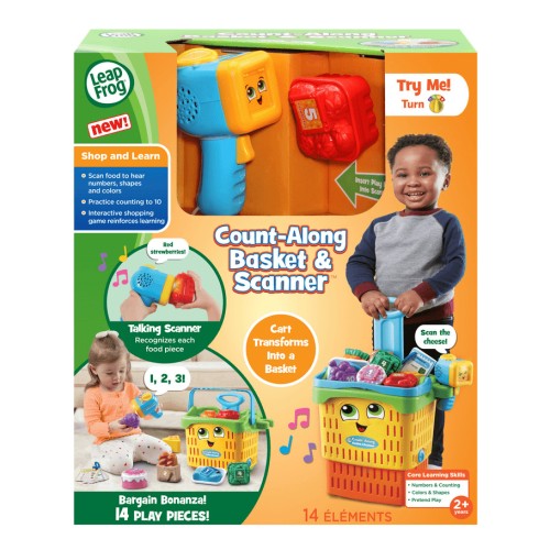 LeapFrog Count-Along Basket & Scanner Pretend Play