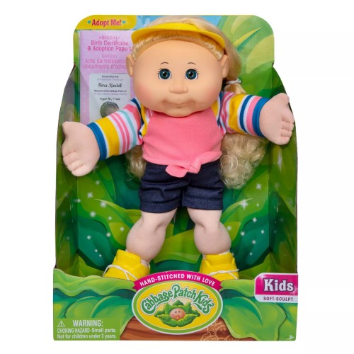 Wicked Cool Toys Cabbage Patch Kids 14" Blonde Hair Hazel Eyes Sporty Girl Doll
