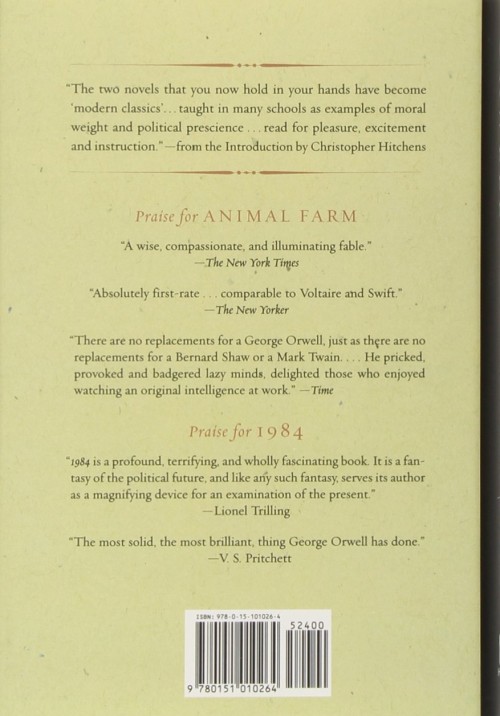 Animal Farm and 1984 by George Orwell, Hardcover, 9780151010264 | Buy online at The Nile Animal Farm and 1984 by George Orwell, Hardcover, 9780151010264 | Buy online at The Nile
