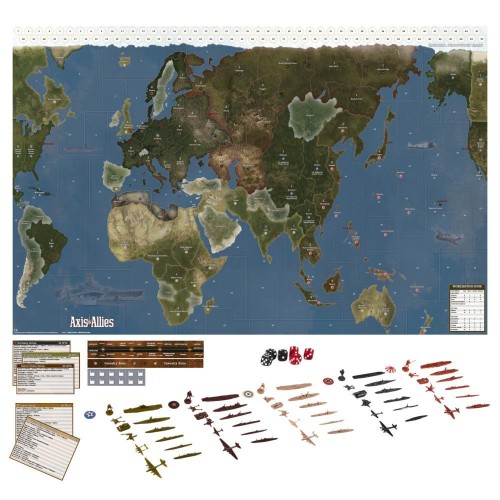 Hasbro Axis And Allies 1942 2nd Edition Strategy Board Game