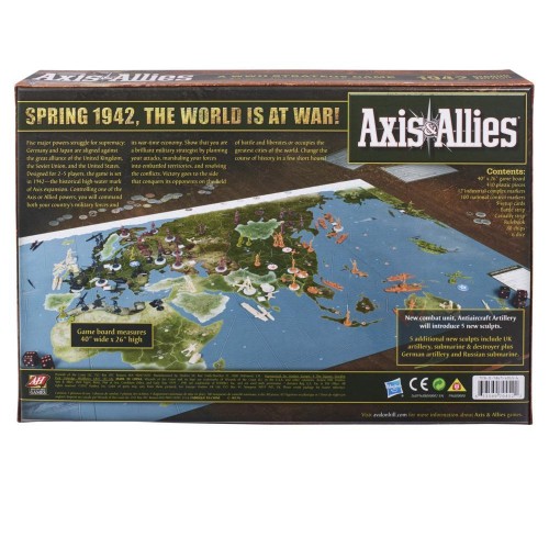 Hasbro Axis And Allies 1942 2nd Edition Strategy Board Game