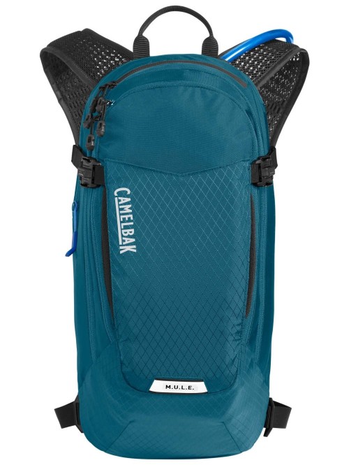 CamelBak M.U.L.E. 12 Hydration Backpack (Moroccan Blue/Black) - 3L