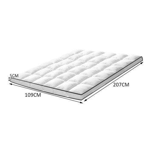 DreamZ Luxury Pillowtop Mattress Topper - King Single