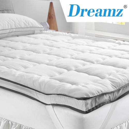 DreamZ Luxury Pillowtop Mattress Topper - King Single