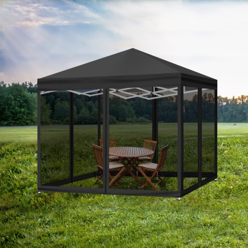 Mountview Pop-Up Gazebo (Black)
