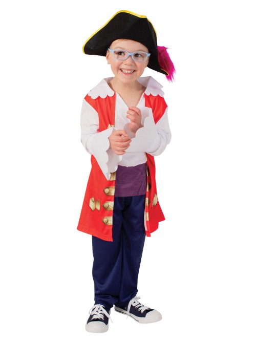 Rubies Captain Feathersword Deluxe Costume - 3-5 Years