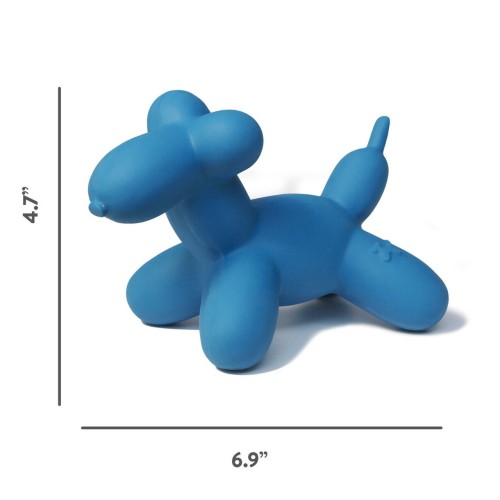 Charming Pet Blue Balloon Latex Squeaker Dog Toy - Large