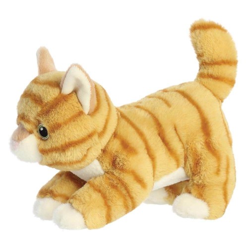 Stuffed orange tabby cat discount