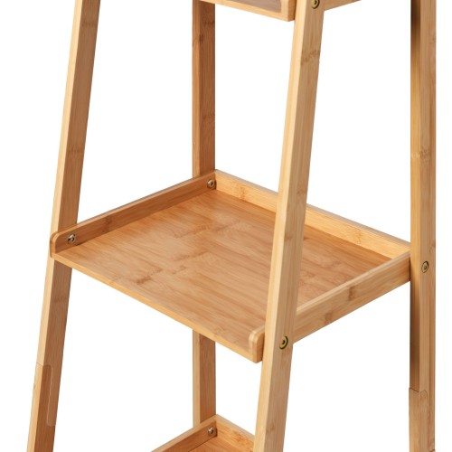 Takara 4-Tier Kusa Natural Bamboo Ladder Display Shelf