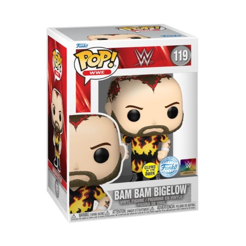 Funko WWE - Bam Bam Bigelow Glow Pop! Vinyl - 10cm