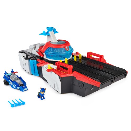 SpinMaster Paw Patrol The Mighty Movie Aircraft Carrier HQ