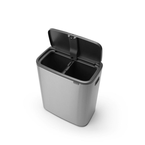 Brabantia Bo Touch Bin 2x30 Litre (Matt Steel FPP)