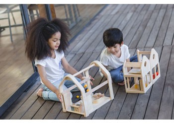 Plan Toys Slide N Go Dollhouse Buy online at The Nile
