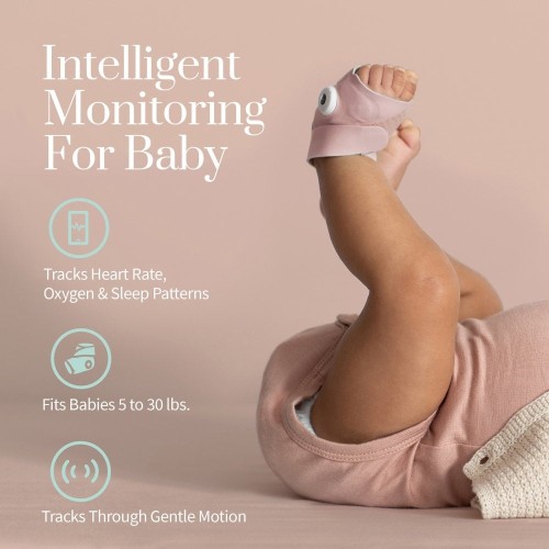 Owlet Smart Sock 3 Baby Monitor (Dusty Rose)