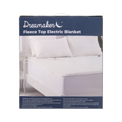 Dreamaker Fleece Top Electric Blanket (Beige) King Single Buy