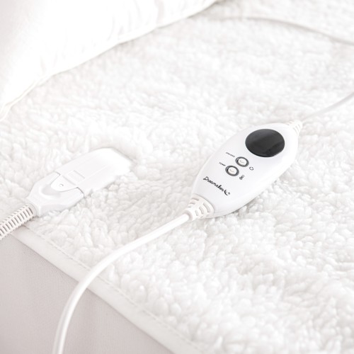 Dreamaker Fleece Top Electric Blanket (Beige) King Buy online at